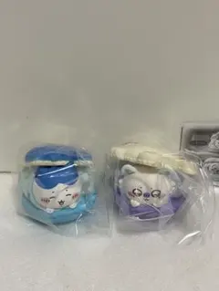 ちいかわ　キャラマカロンガチャ　2種類 ハチワレ　モモンガ