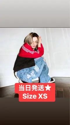 藤井風着用 adidas ルーズ メッシュ トラックトップ アディダス XS