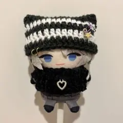 10cm ぬい帽子 猫耳風 ニット帽 ぬい服 ぬいぐるみ にじぱぺっと ツイステ