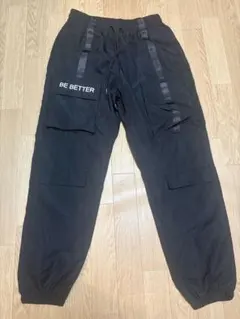 ブラックカーゴパンツ BE BETTER