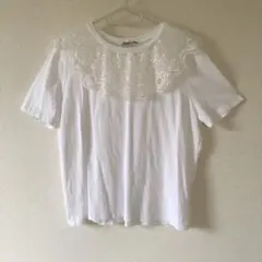 【ZARA】デザインTシャツ／Mサイズ