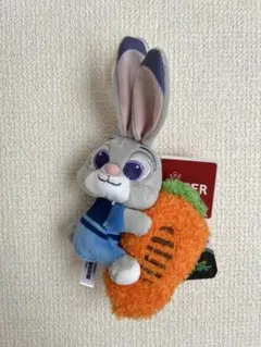ズートピア　ジュディ　ぬいぐるみキーホルダー　マスコットキーホルダー