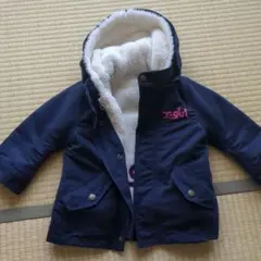 x-girl ネイビー ダウンコート