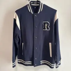新品未使用　ユニクロ　UNIQLO ネイビー スタジャン風ジャケット 150
