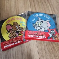 トムとジェリー ピンバッジ 2個セット