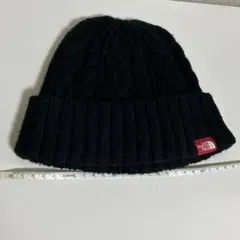THE NORTH FACE ケーブル編みニット帽 ブラック