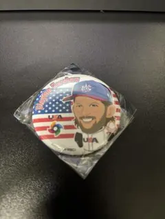 カーショーClayton Kershaw WBC 記念品　缶バッチ