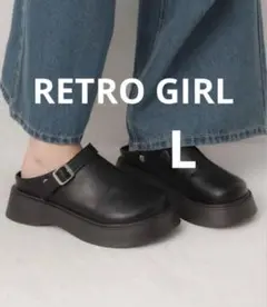 RETRO GIRL 2wayサボ　黒　L