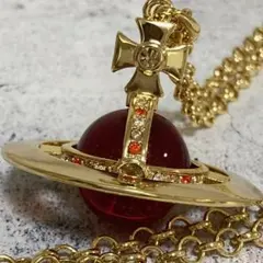 Vivienne Westwood｜スモールオーブネックレス ゴールド×ブラック 