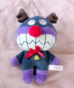 ばいきんまん ぬいぐるみ　マスコット 　クリスマス