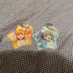 星型アクリルキーホルダー 澁谷かのん 唐可可 2種セット