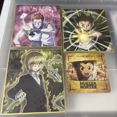 HUNTER×HUNTER☆アニカフェ 特典 箔押しカード ゴン クロロ☆ - メルカリ