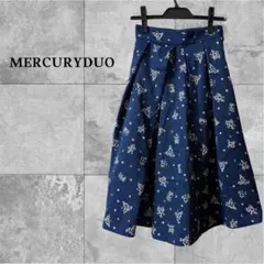 新品MERCURYDUO 花柄フレアスカート