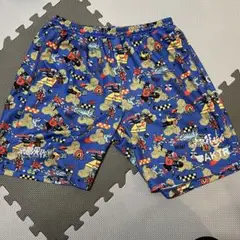 【古着】京都大作戦2018 大阪籠球会 AKTR コラボバスケットパンツ