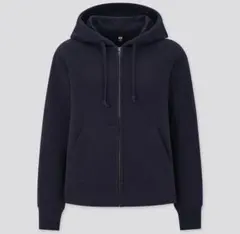 UNIQLO スウェットフルジップパーカー ブラック M