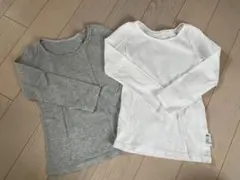 値下げ！ユニクロ　綿100％　長袖肌着　110㎝　2枚セット