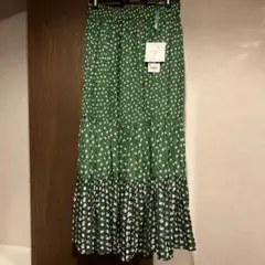 PAUL & JOE フレアスカート M グリーンのサムネイル