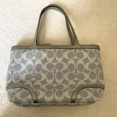 コーチ トートバッグ ヘリテージ シグネチャー F46767 美品