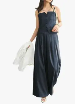 セットアップ ワイドパンツ