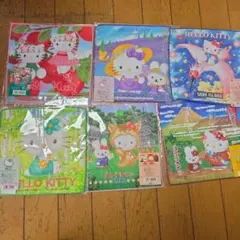 ハローキティ タオル・ハンカチ 6枚セット