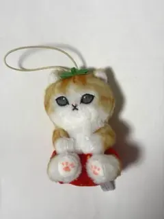 モフサンド　いちごのおぱんつ　フルーツにゃん　マスコット　ぬいぐるみ