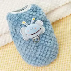 【送料無料】 展開色ブルー サイズS 犬服 ハチ ドッグウェア 秋冬服