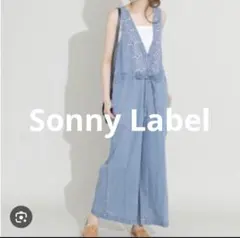 アーバンリサーチ Sonny Label 刺繍入り デニムサロペット Fのサムネイル