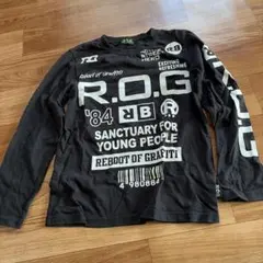 R.O.G 長袖カットソー ブラック
