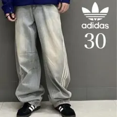 新品 ADILENIUM シーズン 3 バナナフィット ウォッシュドデニムパンツ