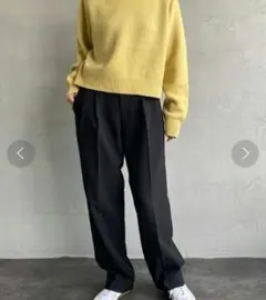 THE SHINZONE/ザ シンゾーン　クライスラー タックワイドパンツ　32