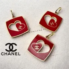 シャネル CHANEL 2026 バレンタイン チャーム 3個 ノベルティ 赤