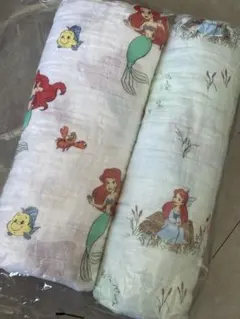 リトルマーメイド おくるみ 2枚セット