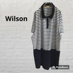 ウィルソン【2XL】半袖ポロシャツ　ワンピース　トップス　テニス　スポーツ