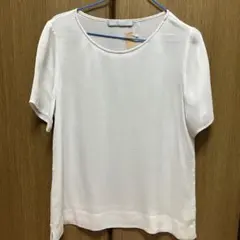 セオリーリュクス　半袖　シャツ　ブラウス　グレー