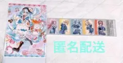 プロセカローソンコラボ　オリジナルクリアシート　雪ミク　クリアビジュアルポスター