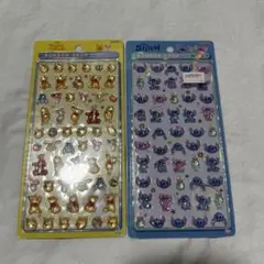 プーさん　スティッチ　ボンボンドロップシール