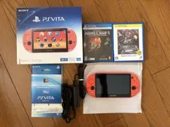 ソフト付【ほぼ新品】PS Vita PCH-2000 ネオンオレンジ Wi-Fi