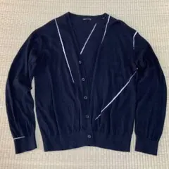 LAD MUSICIAN ラッドミュージシャン カシミヤ混カーディガン 44 黒