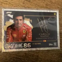 F1カード カルロスサインツ シールサインカード F1カード カルロスサインツ シールサインカード