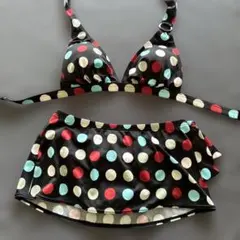 水玉模様 セパレート水着 9M
