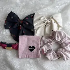 ミルボヌール　millebonheur ヘアアクセサリー シュシュ バレッタ