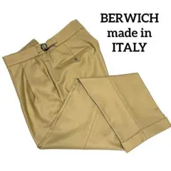 BERWICH SCOTCH SB1534 コットンリネン ブラウン スラックス - メルカリ