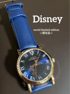 ☆限定品☆Disney WORLD LIMITED EDITION 本革時計