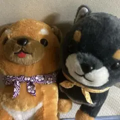 豆しば三兄弟 ぬいぐるみ 2体セットのサムネイル