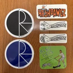 スケボー ステッカー ポーラー HESHDAWGZ
