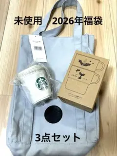 お値下げ⭐︎スターバックス 2026 福袋　3点セット　トートバッグ　マグ　ポーチ