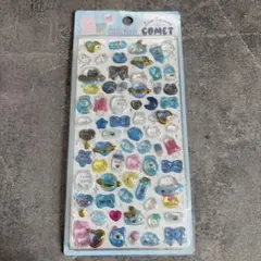 硬いシール 3D 立体シール ステッキぷっくり