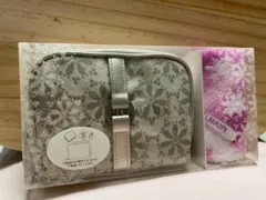 【新品未使用】PIERRE BALMAIN★花柄ポーチとタオルハンカチセット★