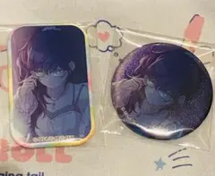 プロセカ　グリ缶　スクエア缶バッジ　朝日奈まふゆ