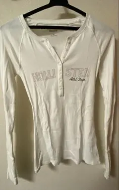 HOLLISTER ホワイト 長袖 Tシャツ XS
